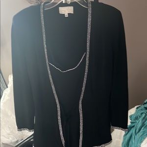 Cache cocktail dress with Jacket. Lined with Swarovski crystals.